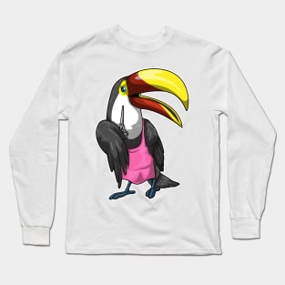 Toucan Hairdresser Scissors Long Sleeve T-Shirt